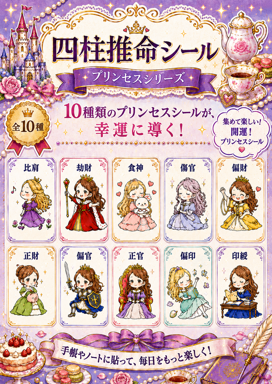 通変星の開運シールシリーズ 画像 2
